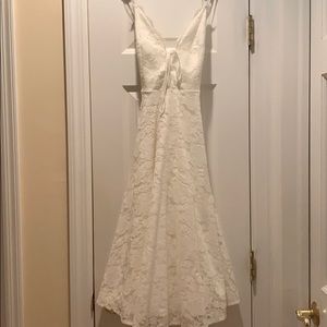 White lace Lulus dress